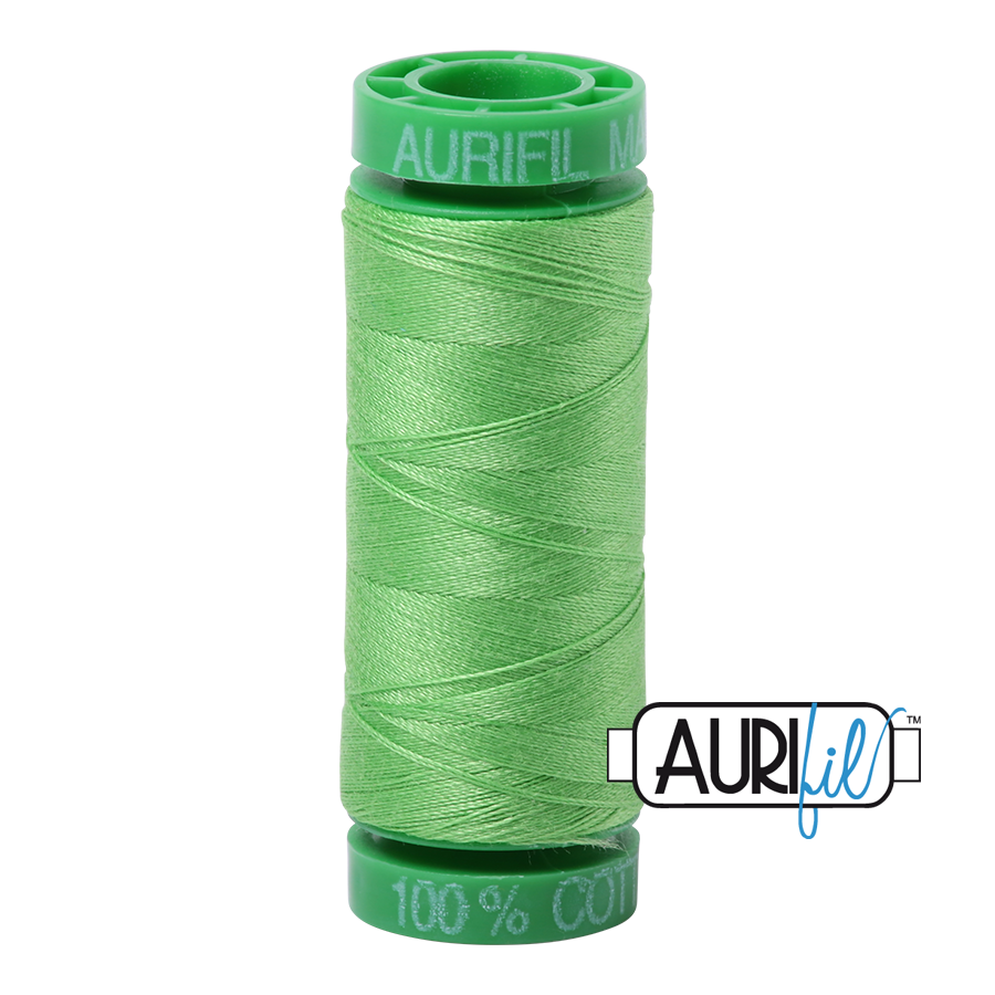 6737 SHAMROCK GREEN 40 WT MAKO COTTON SMALL SPOOL |150 MT.