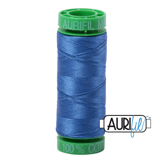 6738 PEACOCK BLUE 40 WT MAKO COTTON SMALL SPOOL |150 MT.