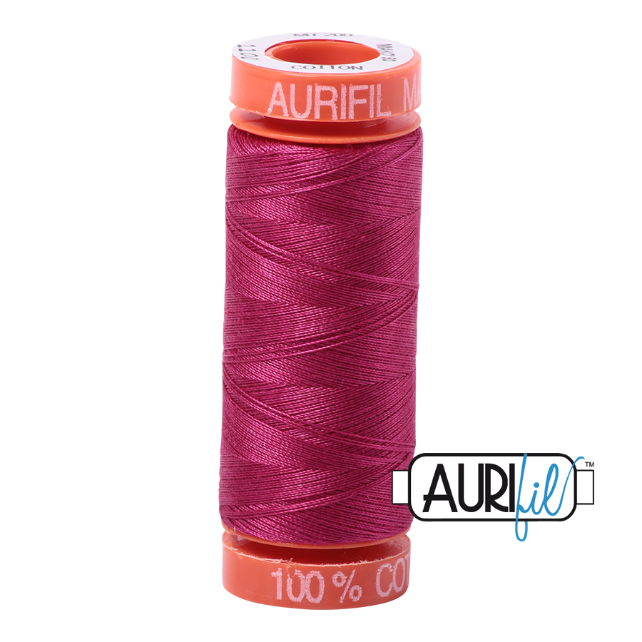 1100 RED PLUM 50 WT MAKO COTTON SMALL SPOOL | 200 MT.