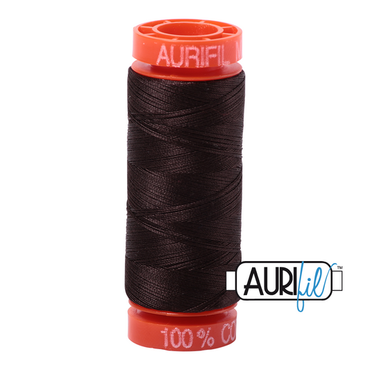 1130 VERY DARK BARK 50 WT MAKO COTTON SMALL SPOOL | 200 MT.