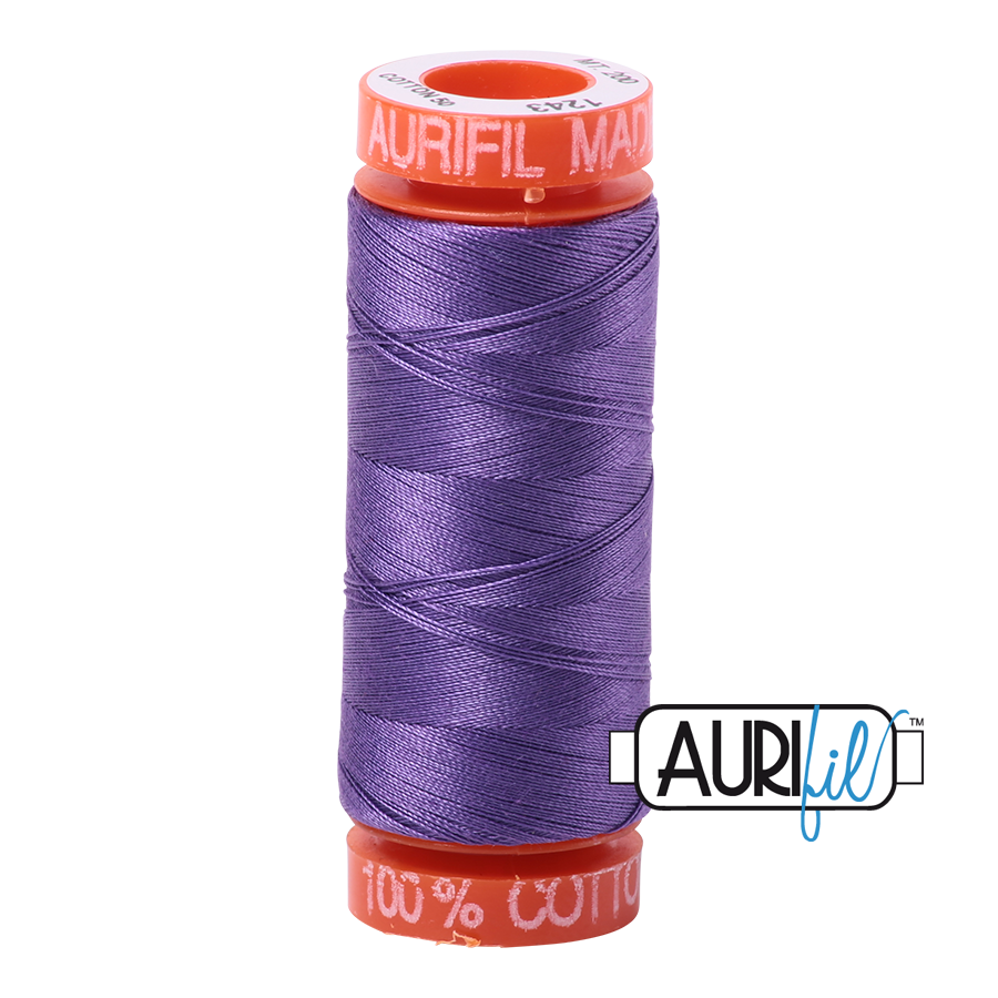 1243 DUSTY LAVENDER 50 WT MAKO COTTON SMALL SPOOL | 200 MT.