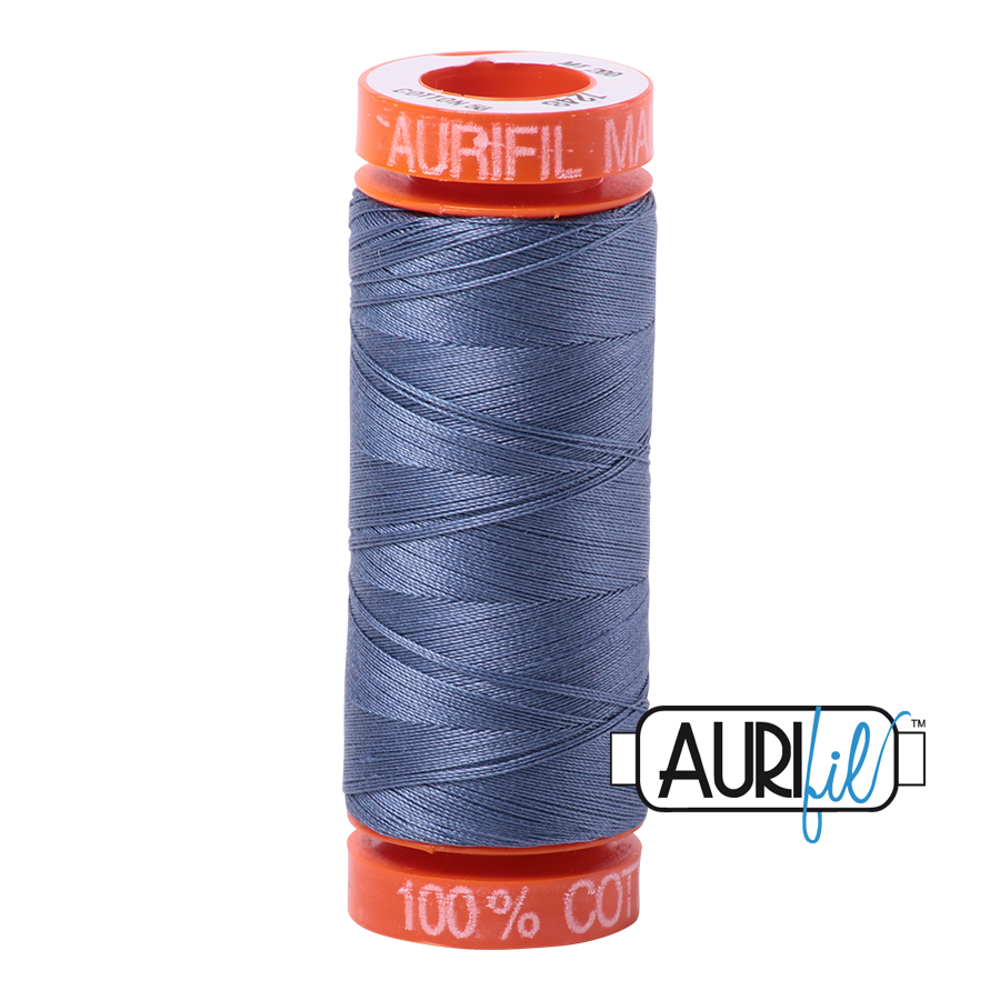 1248 DARK GREY BLUE 50 WT MAKO COTTON SMALL SPOOL | 200 MT.