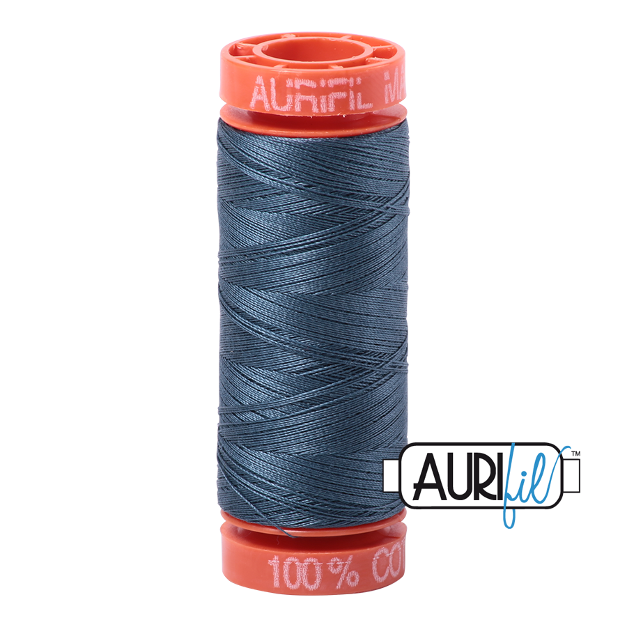 1310 MEDIUM BLUE GREY 50 WT MAKO COTTON SMALL SPOOL | 200 MT.
