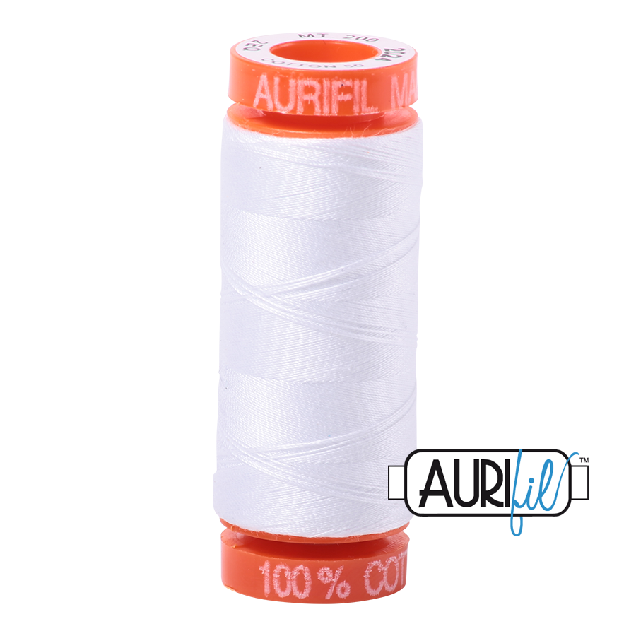 2024 WHITE 50 WT MAKO COTTON SMALL SPOOL | 200 MT.
