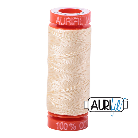 2123 BUTTER 50 WT MAKO COTTON SMALL SPOOL | 200 MT.