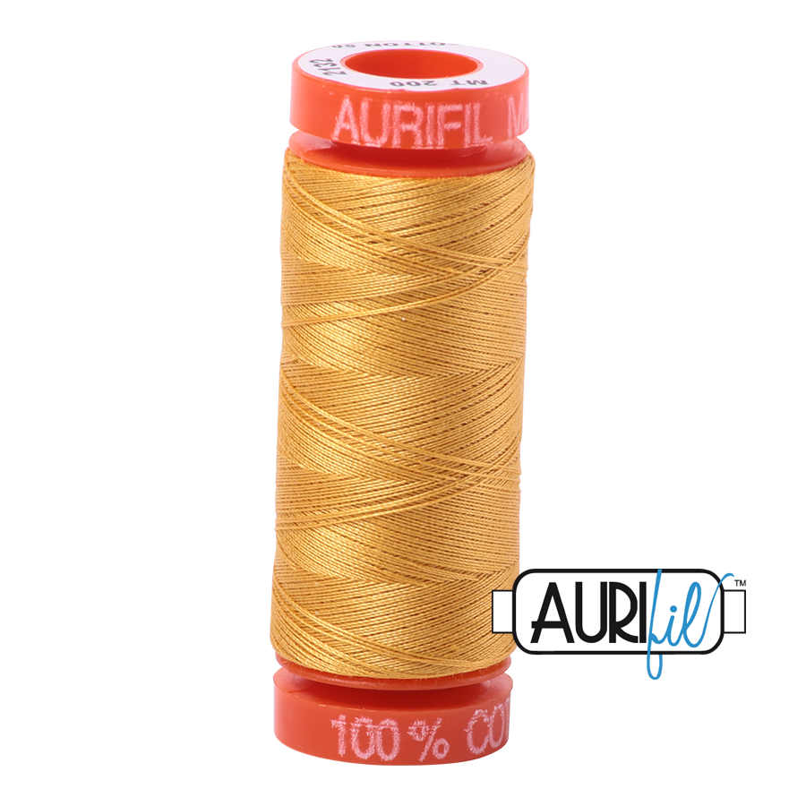 2132 TARNISHED GOLD 50 WT MAKO COTTON SMALL SPOOL | 200 MT.
