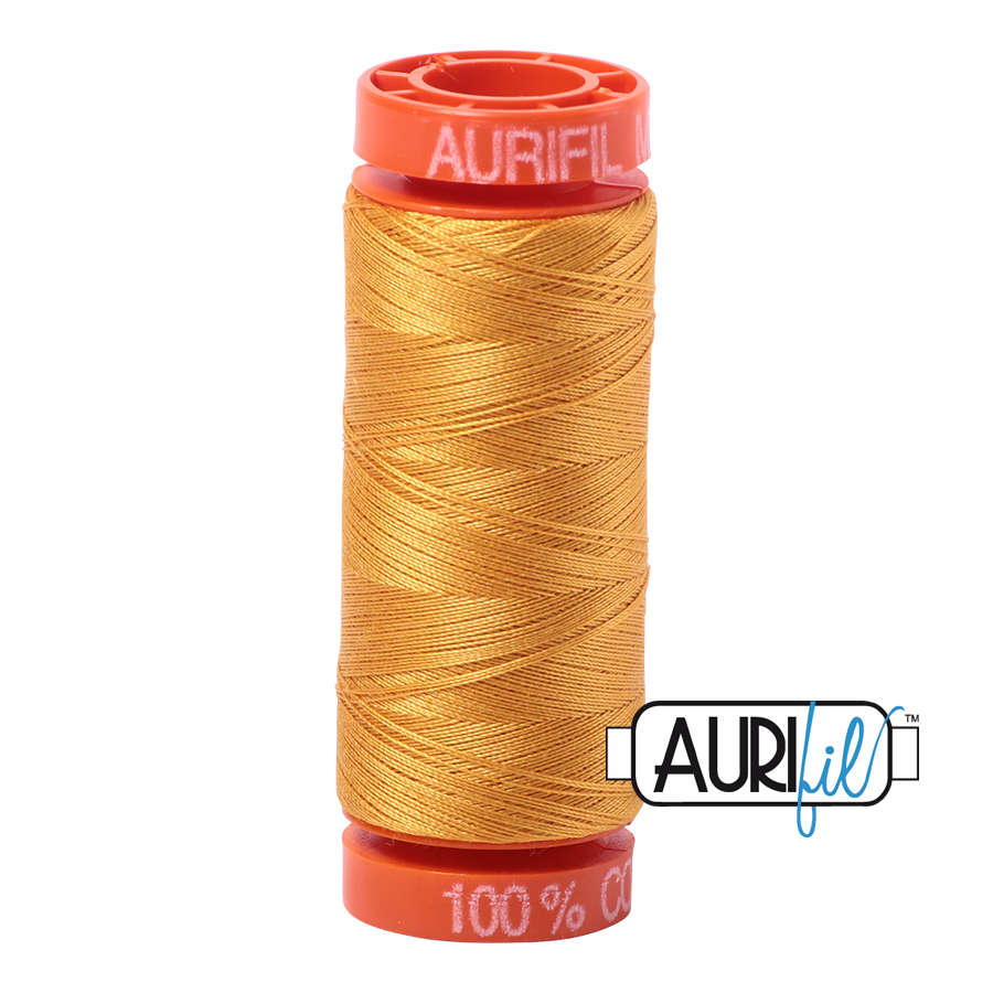 2140 ORANGE MUSTARD 50 WT MAKO COTTON SMALL SPOOL | 200 MT.