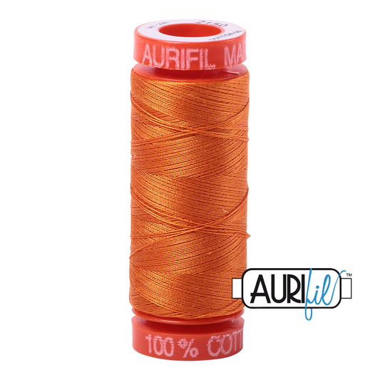 2150 PUMPKIN 50 WT MAKO COTTON SMALL SPOOL | 200 MT.