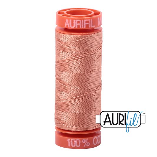 2215 PEACH 50 WT MAKO COTTON SMALL SPOOL | 200 MT.