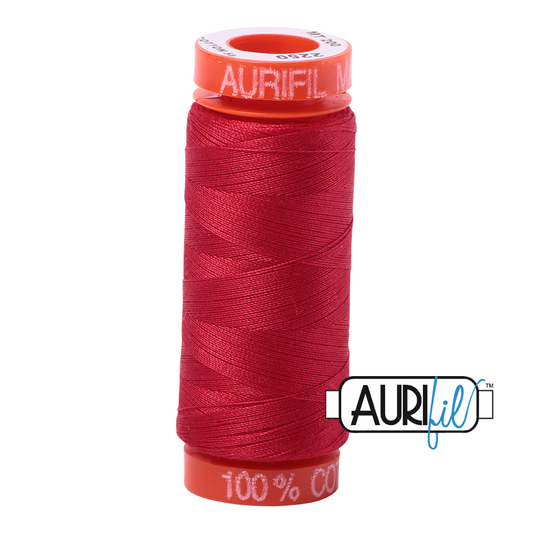 2250 RED 50 WT MAKO COTTON SMALL SPOOL | 200 MT.