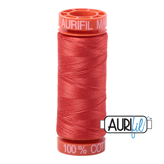2277 LIGHT RED ORANGE 50 WT MAKO COTTON SMALL SPOOL | 200 MT.
