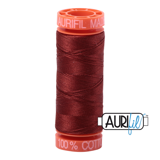 2355 RUST 50 WT MAKO COTTON SMALL SPOOL | 200 MT.
