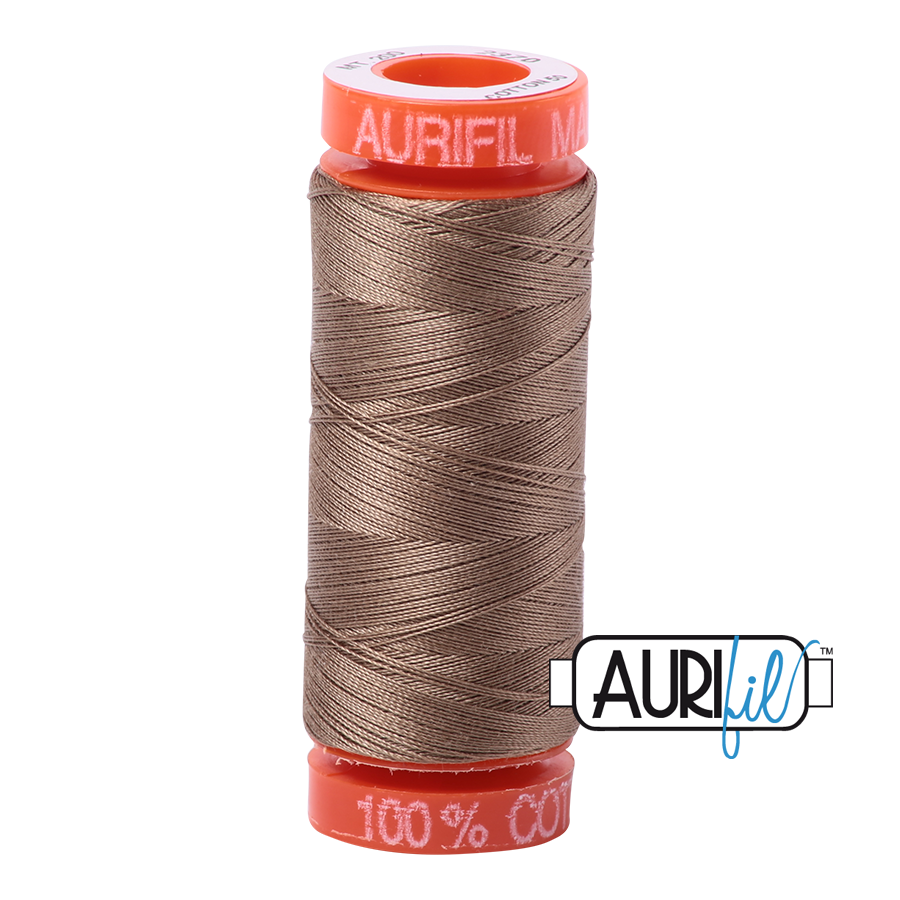 2370 SANDSTONE 50 WT MAKO COTTON SMALL SPOOL | 200 MT.
