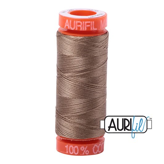 2370 SANDSTONE 50 WT MAKO COTTON SMALL SPOOL | 200 MT.