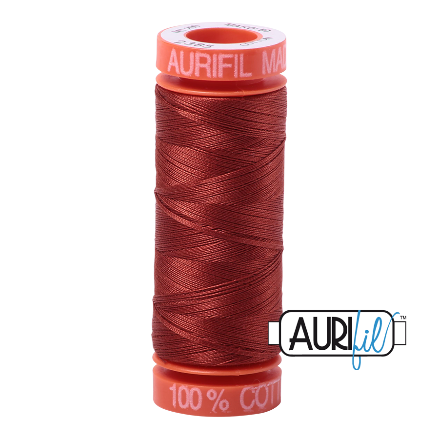2385 TERRACOTTA 50 WT MAKO COTTON SMALL SPOOL | 200 MT.