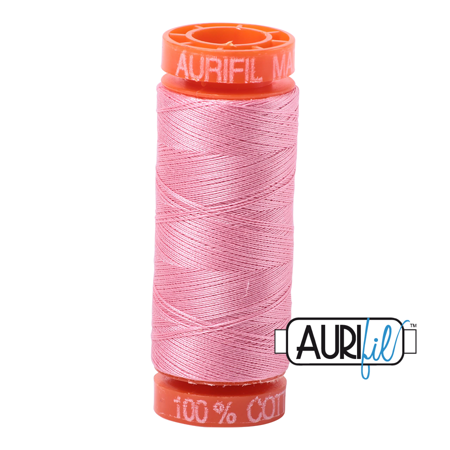 2425 BRIGHT PINK 50 WT MAKO COTTON SMALL SPOOL | 200 MT.