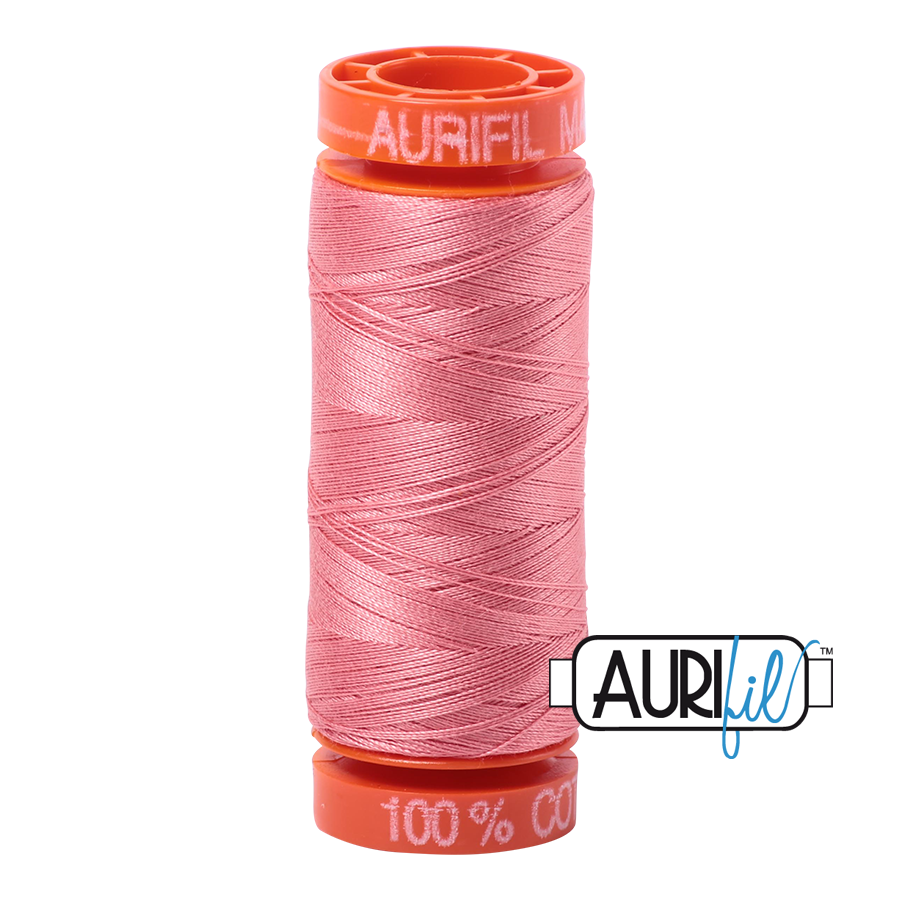 2435 PEACHY PINK 50 WT MAKO COTTON SMALL SPOOL | 200 MT.