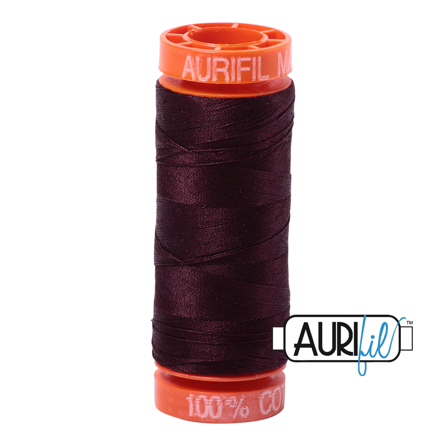 2465 VERY DARK BROWN 50 WT MAKO COTTON SMALL SPOOL | 200 MT.