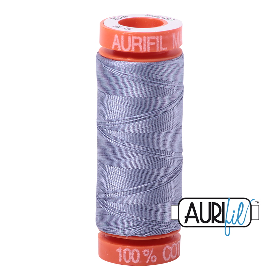 2524 GREY VIOLET 50 WT MAKO COTTON SMALL SPOOL | 200 MT.