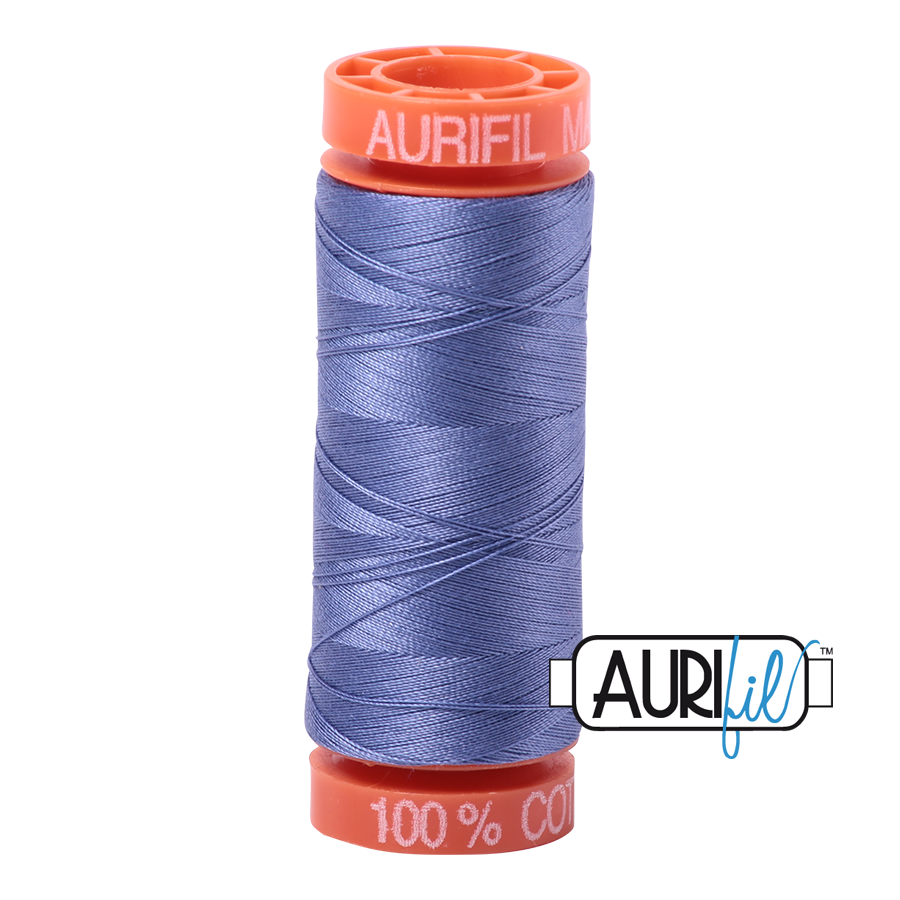 2525 DUSTY BLUE VIOLET 50 WT MAKO COTTON SMALL SPOOL | 200 MT.