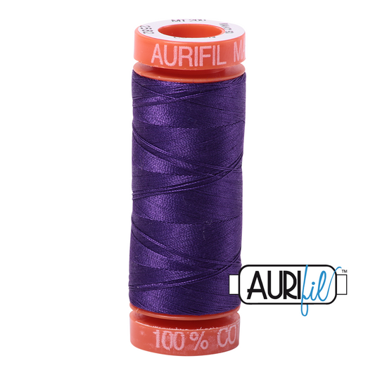 2582 DARK VIOLET 50 WT MAKO COTTON SMALL SPOOL | 200 MT.