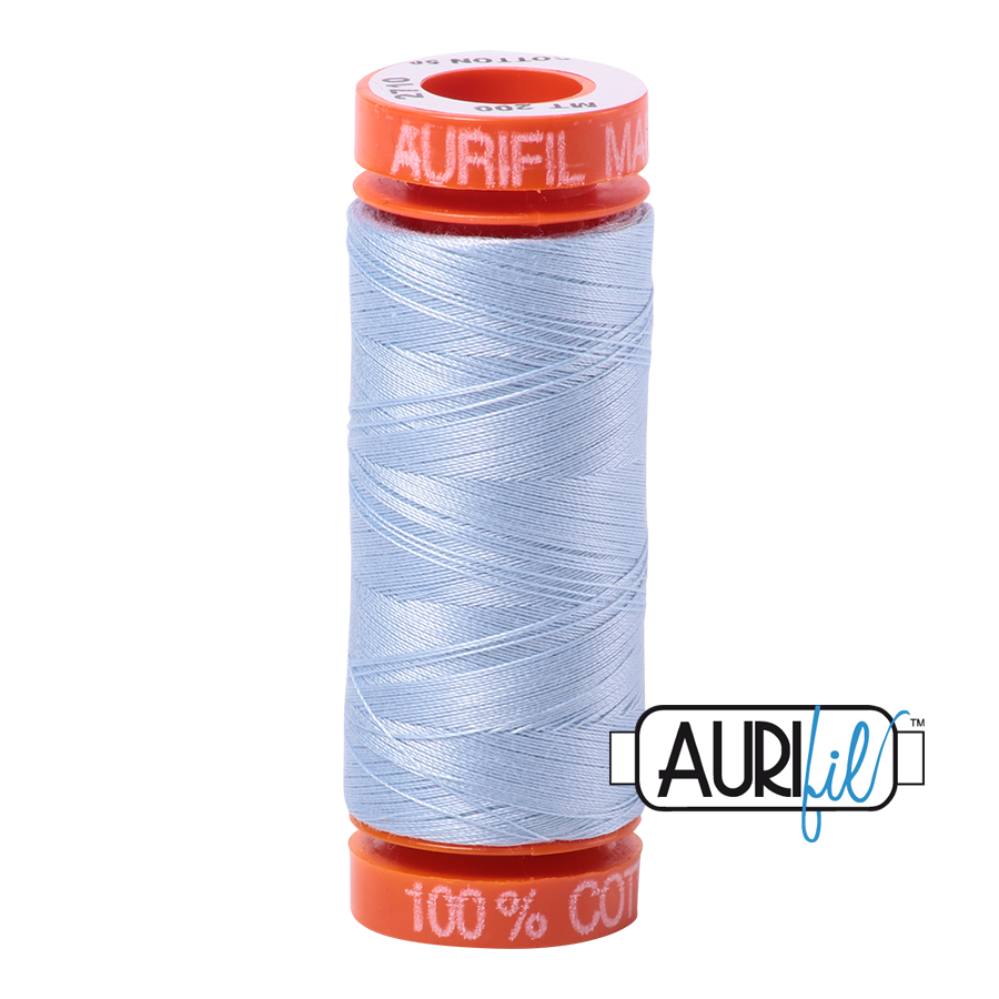 2710 LIGHT ROBINS EGG 50 WT MAKO COTTON SMALL SPOOL | 200 MT.