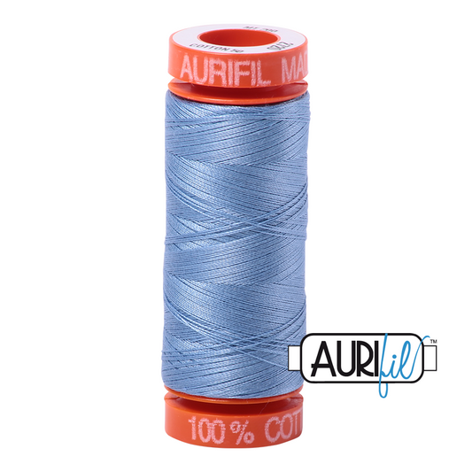 2720 LIGHT DELFT BLUE 50 WT MAKO COTTON SMALL SPOOL | 200 MT.