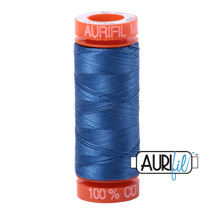 2730 DELFT BLUE 50 WT MAKO COTTON SMALL SPOOL | 200 MT.