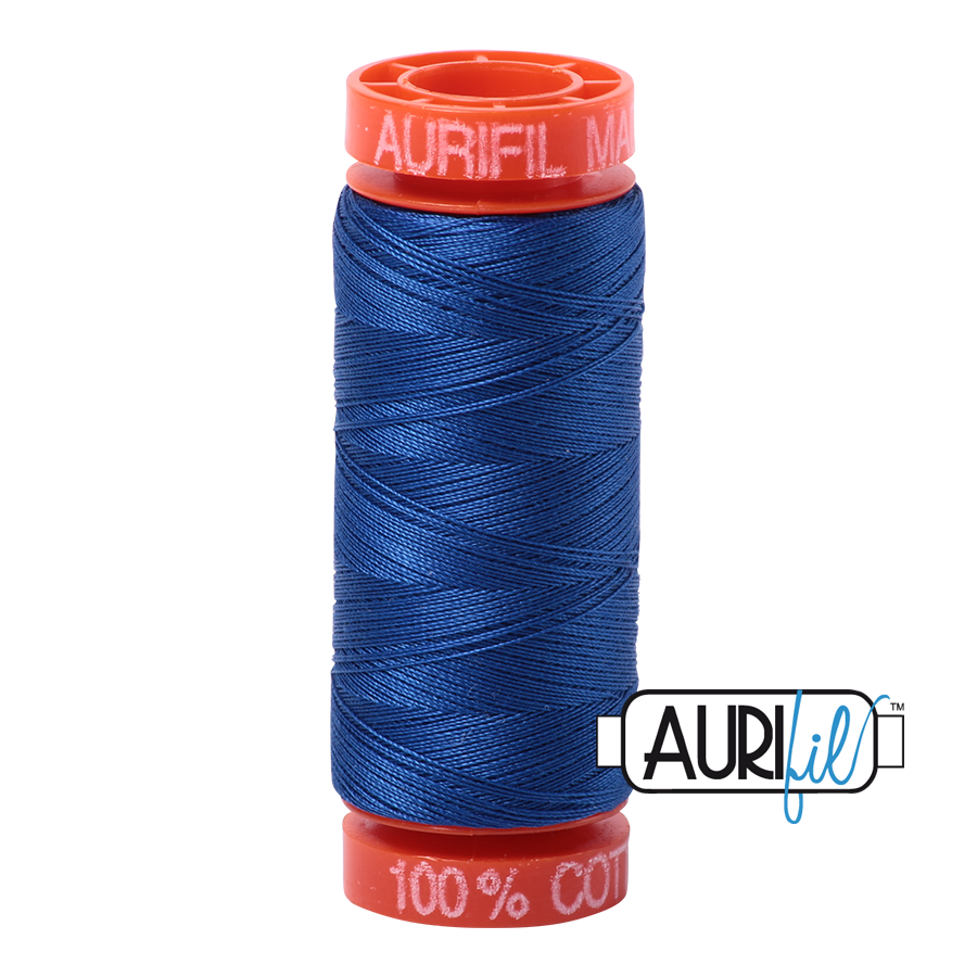 2735 MEDIUM BLUE 50 WT MAKO COTTON SMALL SPOOL | 200 MT.