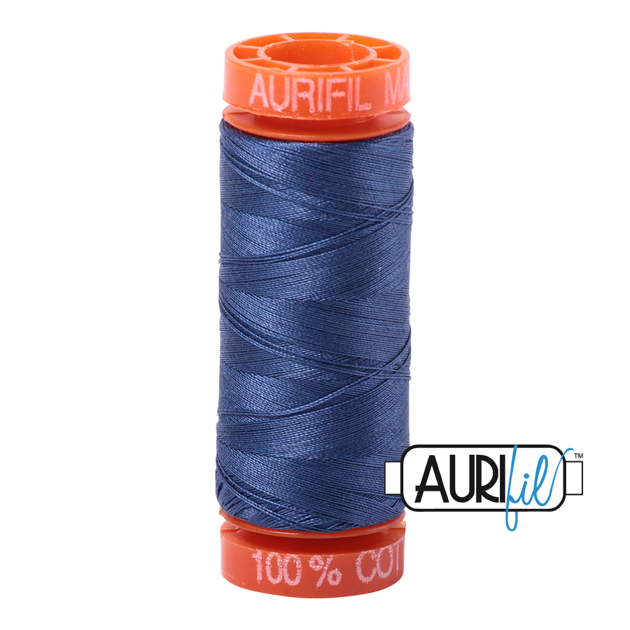 2775 STEEL BLUE 50 WT MAKO COTTON SMALL SPOOL | 200 MT.