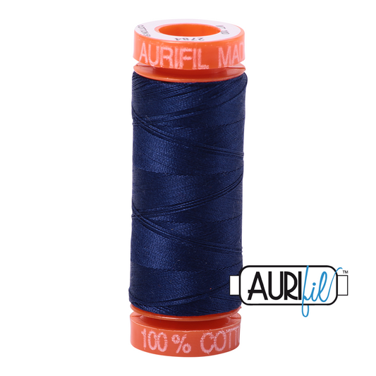 2784 DARK NAVY 50 WT MAKO COTTON SMALL SPOOL | 200 MT.
