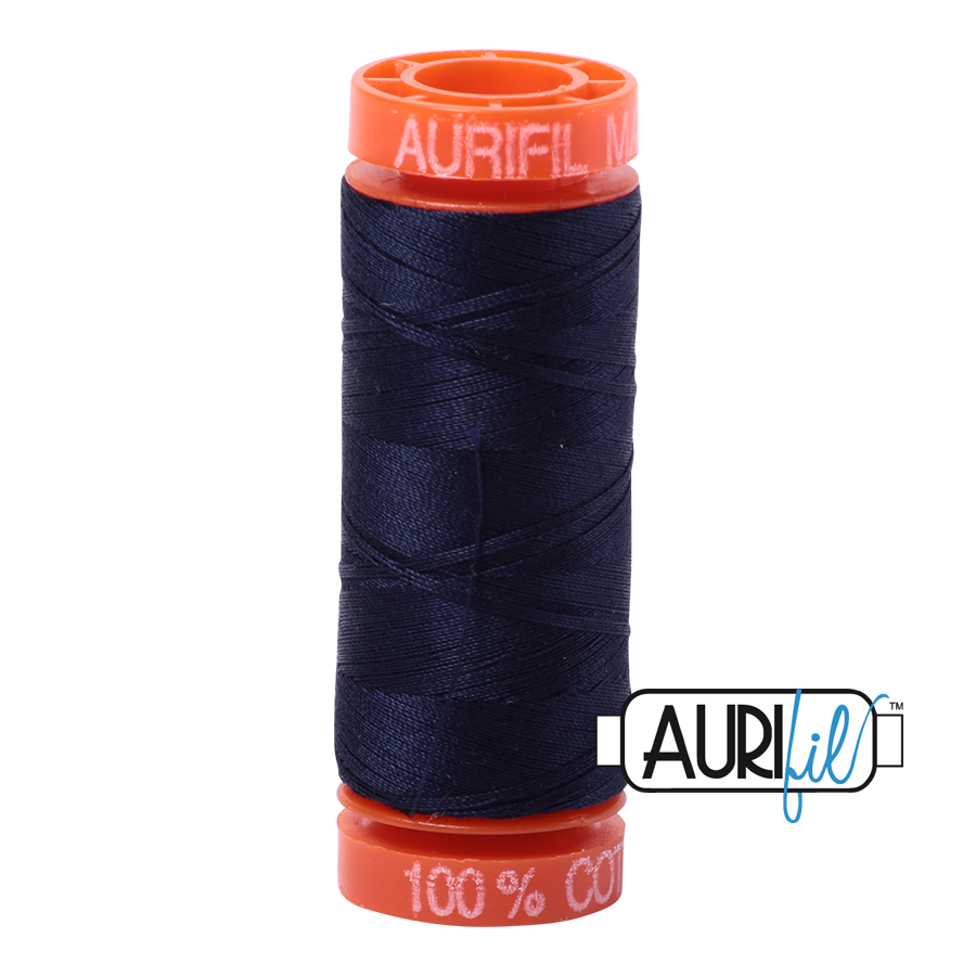 2785 VERY DARK NAVY 50 WT MAKO COTTON SMALL SPOOL | 200 MT.
