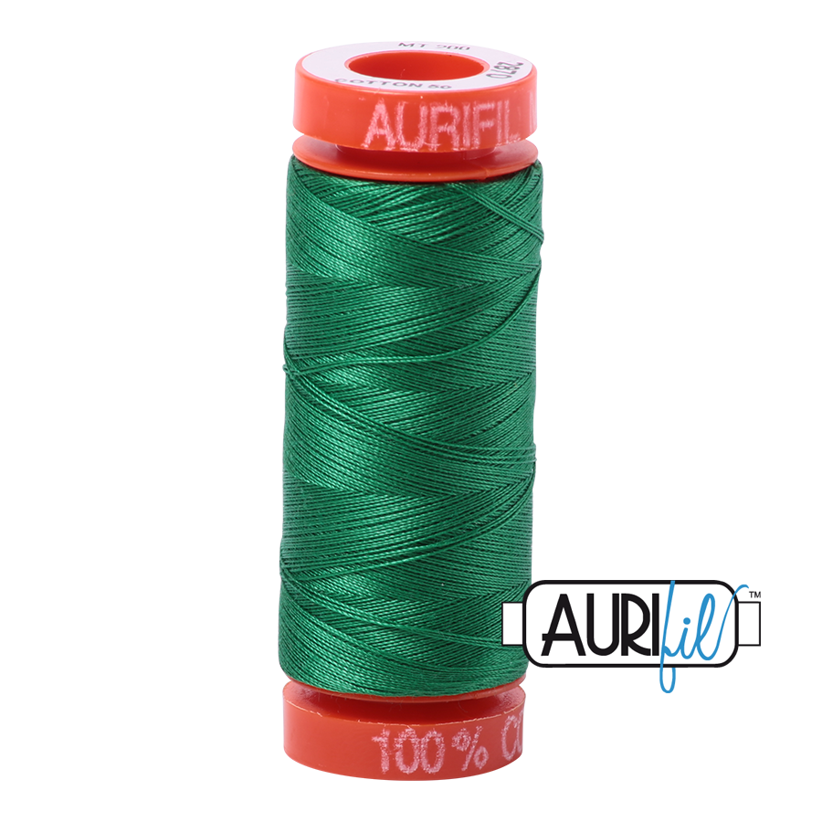 2870 GREEN 50 WT MAKO COTTON SMALL SPOOL | 200 MT.