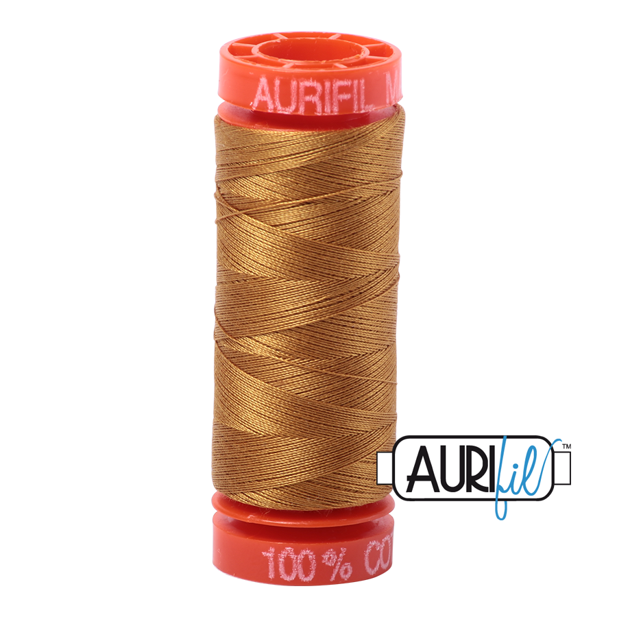 2975 BRASS 50 WT MAKO COTTON SMALL SPOOL | 200 MT.