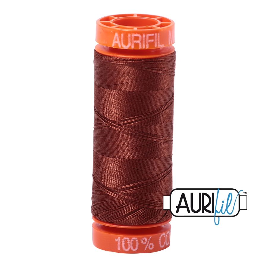 4012 COPPER BROWN 50 WT MAKO COTTON SMALL SPOOL | 200 MT.