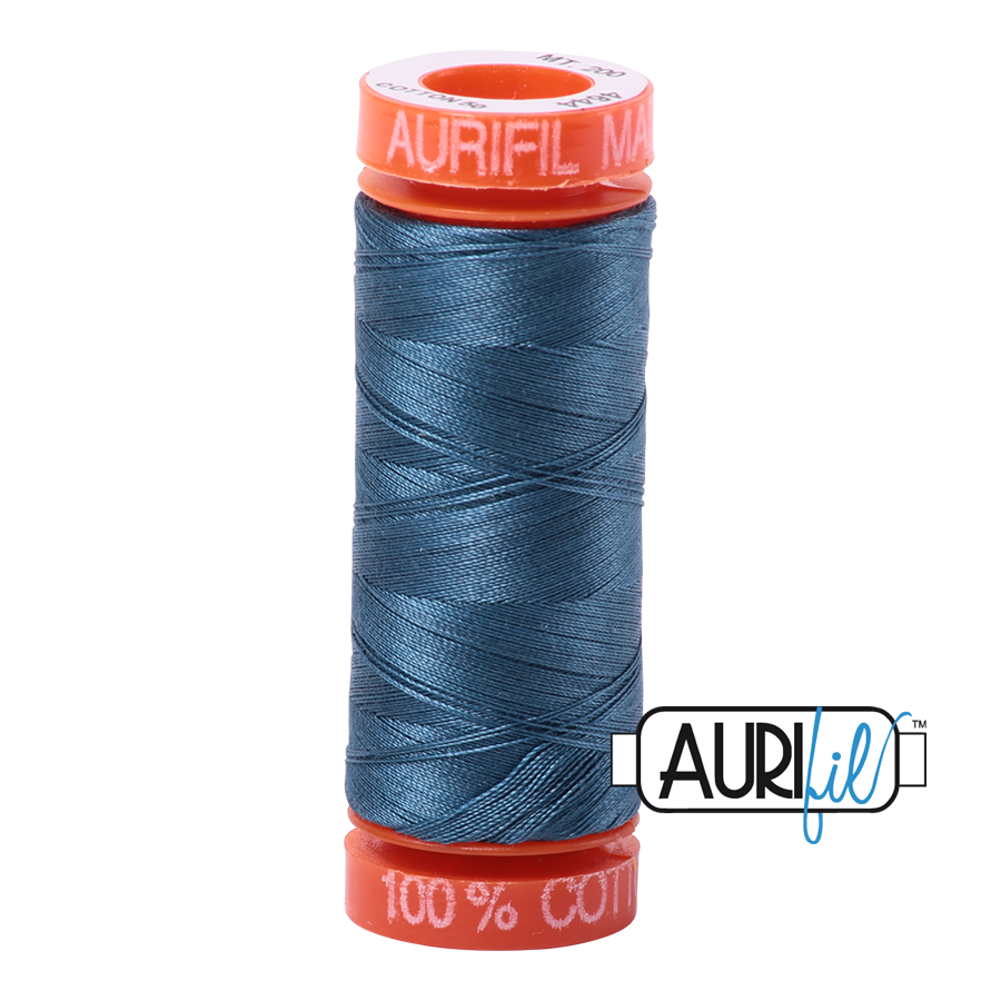 4644 SMOKE BLUE 50 WT MAKO COTTON SMALL SPOOL | 200 MT.