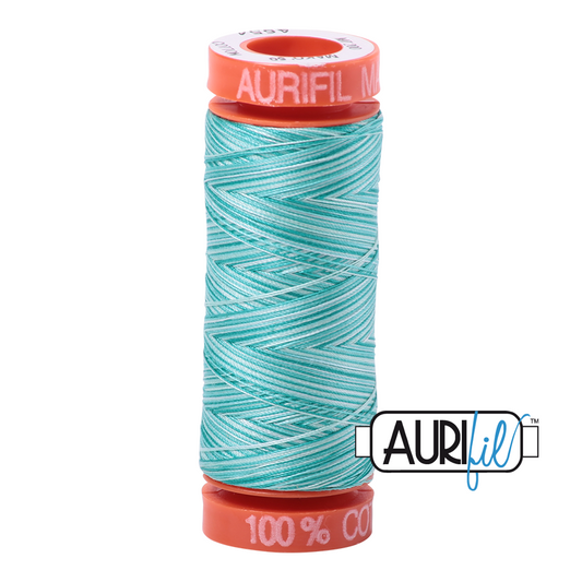 4654 TURQUOISE FOAM 50 WT MAKO COTTON SMALL SPOOL | 200 MT.
