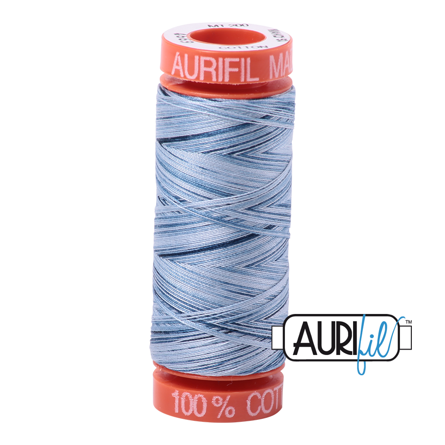4669 STONEWASH BLUES 50 WT MAKO COTTON SMALL SPOOL | 200 MT.