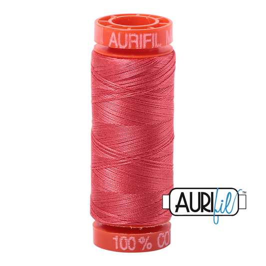 5002 MEDIUM RED 50 WT MAKO COTTON SMALL SPOOL | 200 MT.