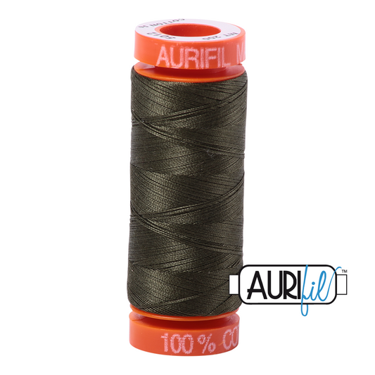 5012 DARK GREEN 50 WT MAKO COTTON SMALL SPOOL | 200 MT.