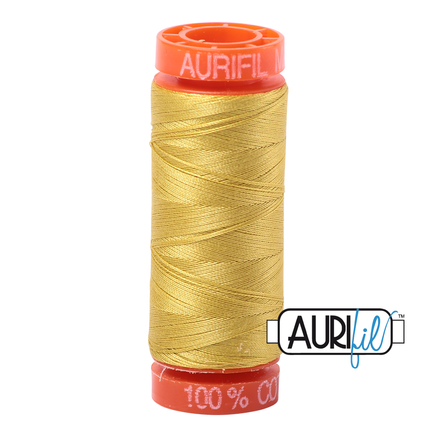 5015 GOLD YELLOW 50 WT MAKO COTTON SMALL SPOOL | 200 MT.