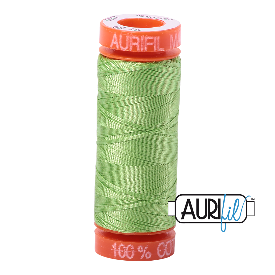 5017 SHINING GREEN 50 WT MAKO COTTON SMALL SPOOL | 200 MT.