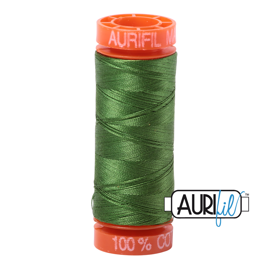5018 DARK GRASS GREEN 50 WT MAKO COTTON SMALL SPOOL | 200 MT.