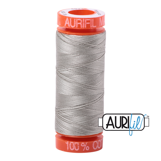 5021 LIGHT GREY 50 WT MAKO COTTON SMALL SPOOL | 200 MT.