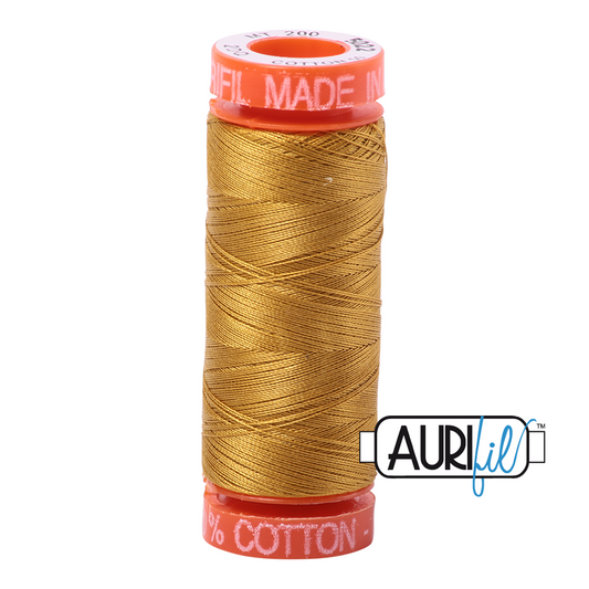 5022 MUSTARD 50 WT MAKO COTTON SMALL SPOOL | 200 MT.