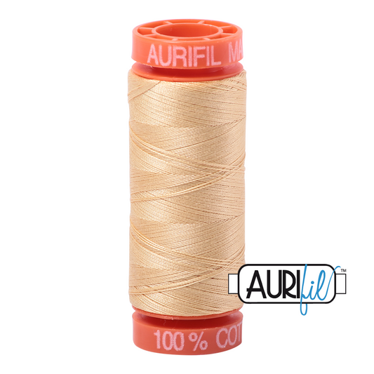 6001 LIGHT CARAMEL 50 WT MAKO COTTON SMALL SPOOL | 200 MT.