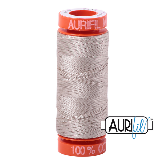6711 PEWTER 50 WT MAKO COTTON SMALL SPOOL | 200 MT.