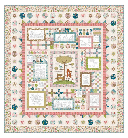 D414 Out & About BOM Quilt Pattern