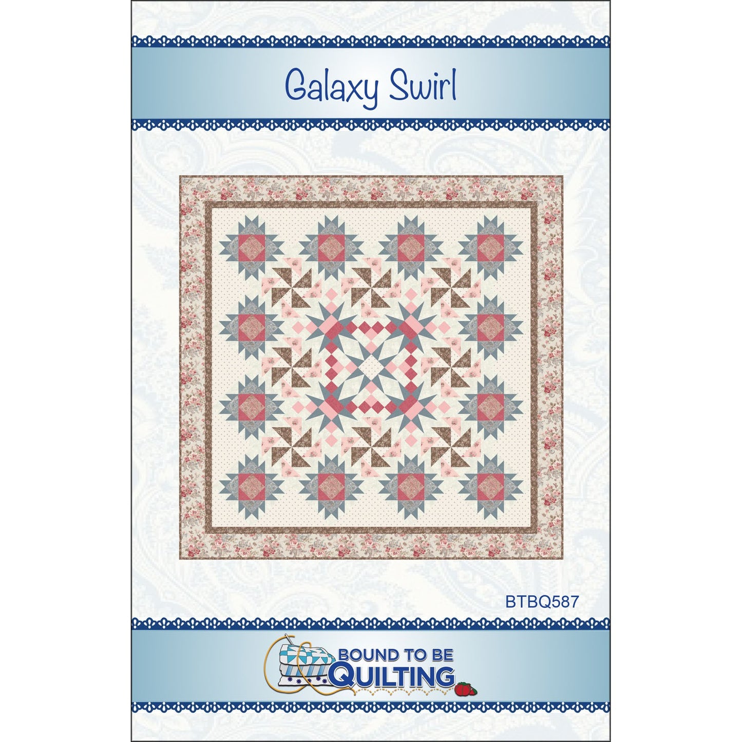 BTBQ587 Galaxy Swirl Pattern by Bound to Be Quilting