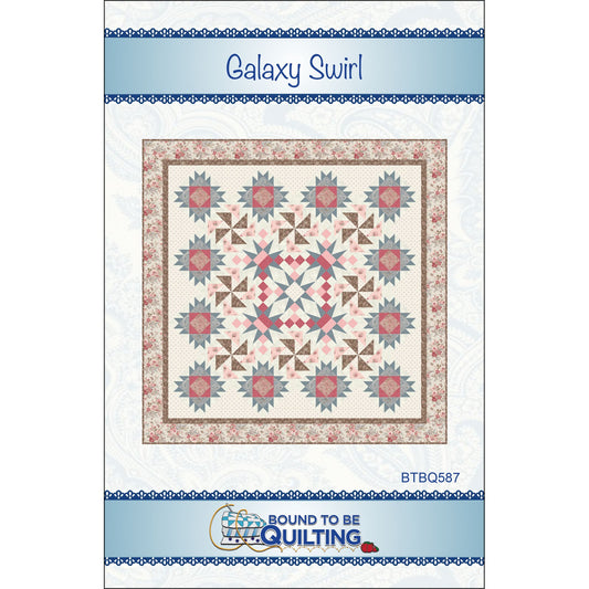BTBQ587 Galaxy Swirl Pattern by Bound to Be Quilting